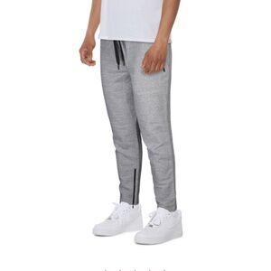 CSG Gray Zip Joggers Sz L